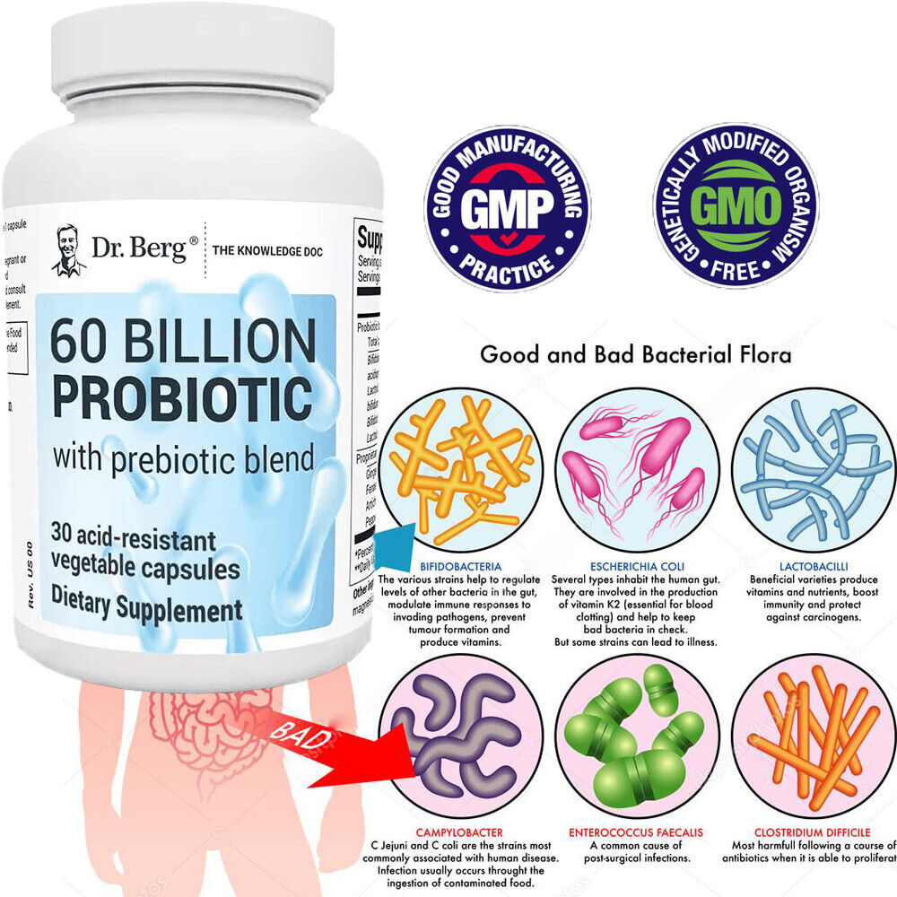 Dr. Berg 60 Billion Probiotic