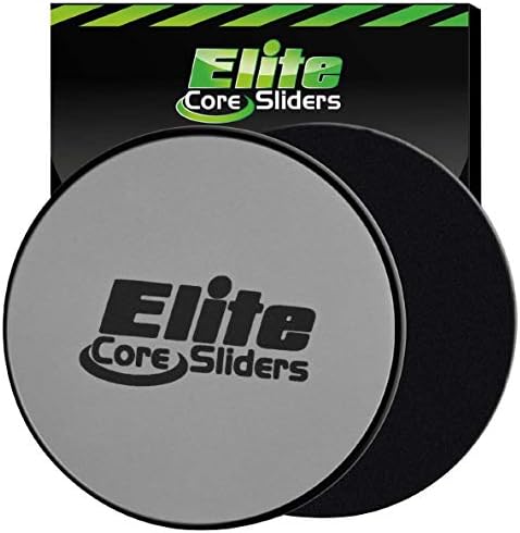 Elite Sportz Core Sliders for Working Out – Pack of 2 Compact