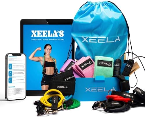 Xeela Full Body At Home Workout Equipment with 3-Month Digital Guide Included